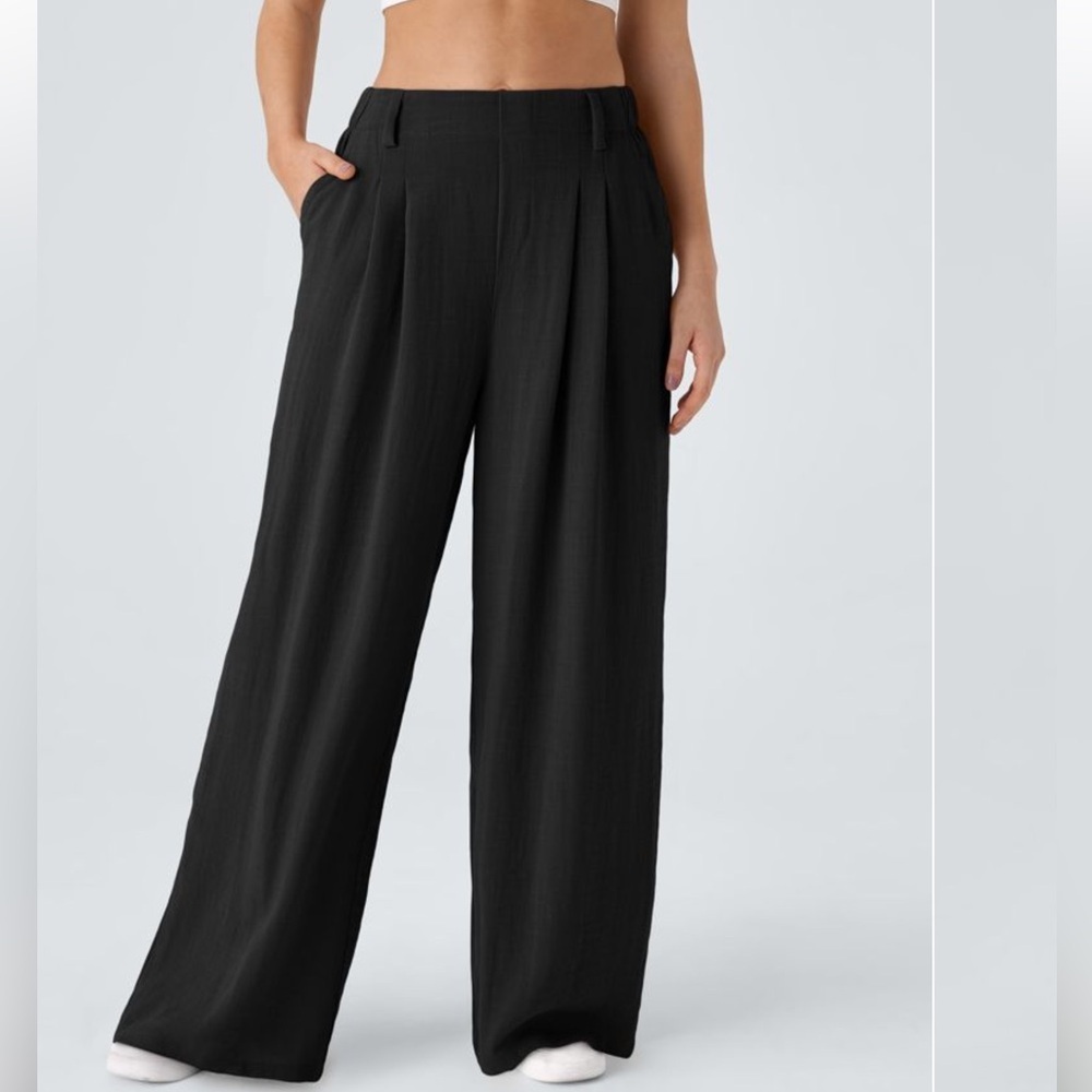 HALARA Black Wide Leg Pants